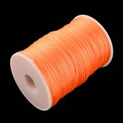 Polyester snor. Skrap orange. 2 mm